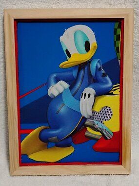 Handmade Colorful Bulletin Display Board Birch Framed Wall Pin Corkboard 9"x12"